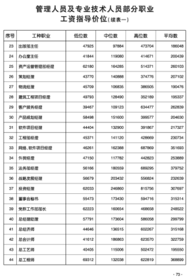 2016年北京市管理人員及專(zhuān)業(yè)技術(shù)人員部分職業(yè)工資指導(dǎo)價(jià)位解析——以技術(shù)開(kāi)發(fā)崗位為例